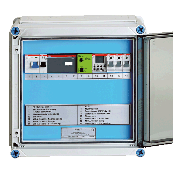 Распределительный щит EL 101W  1x230V AC 0,55кВт(ps0403274) Оборудование для прудов и водоёмов в POOLSONIA. Тел: +38 (093) 667 00 03. Доставка, гарантия, лучшие цены!