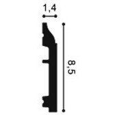Плинтус Orac Axxent (SX172F) гибкий 85Х14 (ps718024401) Плинтусы в POOLSONIA. Тел: +38 (093) 667 00 03. Доставка, гарантия, лучшие цены!, фото2