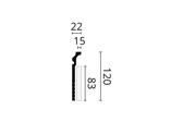 Плинтус NMC CF3  120Х22 (ps718024356) Плинтусы в POOLSONIA. Тел: +38 (093) 667 00 03. Доставка, гарантия, лучшие цены!, фото2