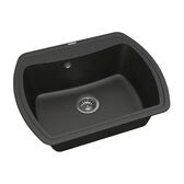 Кухонная мойка из кварца VANKOR Norton NMP 01.63 Black (ps1500056) Кухонные мойки в POOLSONIA. Тел: +38 (093) 667 00 03. Доставка, гарантия, лучшие цены!, фото2