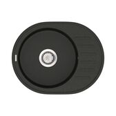 Кухонная мойка из кварца VANKOR Sity SMO 02.61 Black (ps1500040) Кухонные мойки в POOLSONIA. Тел: +38 (093) 667 00 03. Доставка, гарантия, лучшие цены!, фото1