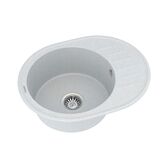 Кухонная мойка из кварца VANKOR Sity SMO 02.61 Sahara (ps1500039) VANKOR серия Sity в POOLSONIA. Тел: +38 (093) 667 00 03. Доставка, гарантия, лучшие цены!, фото2