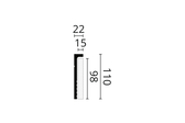Плинтус NMC CF2  110Х22 (ps718024355) Плинтусы в POOLSONIA. Тел: +38 (093) 667 00 03. Доставка, гарантия, лучшие цены!, фото2