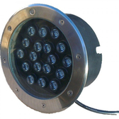 Подводный светодиодный светильник, 18LED, под пленку, с латунными вставками, 12В, RGB (ps0202103) Освещение для бассейнов в POOLSONIA. Тел: +38 (093) 667 00 03. Доставка, гарантия, лучшие цены!, фото1