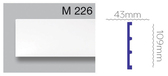 Плинтус Harmony (M 226)  109Х43 (ps718024352) Плинтусы в POOLSONIA. Тел: +38 (093) 667 00 03. Доставка, гарантия, лучшие цены!, фото1