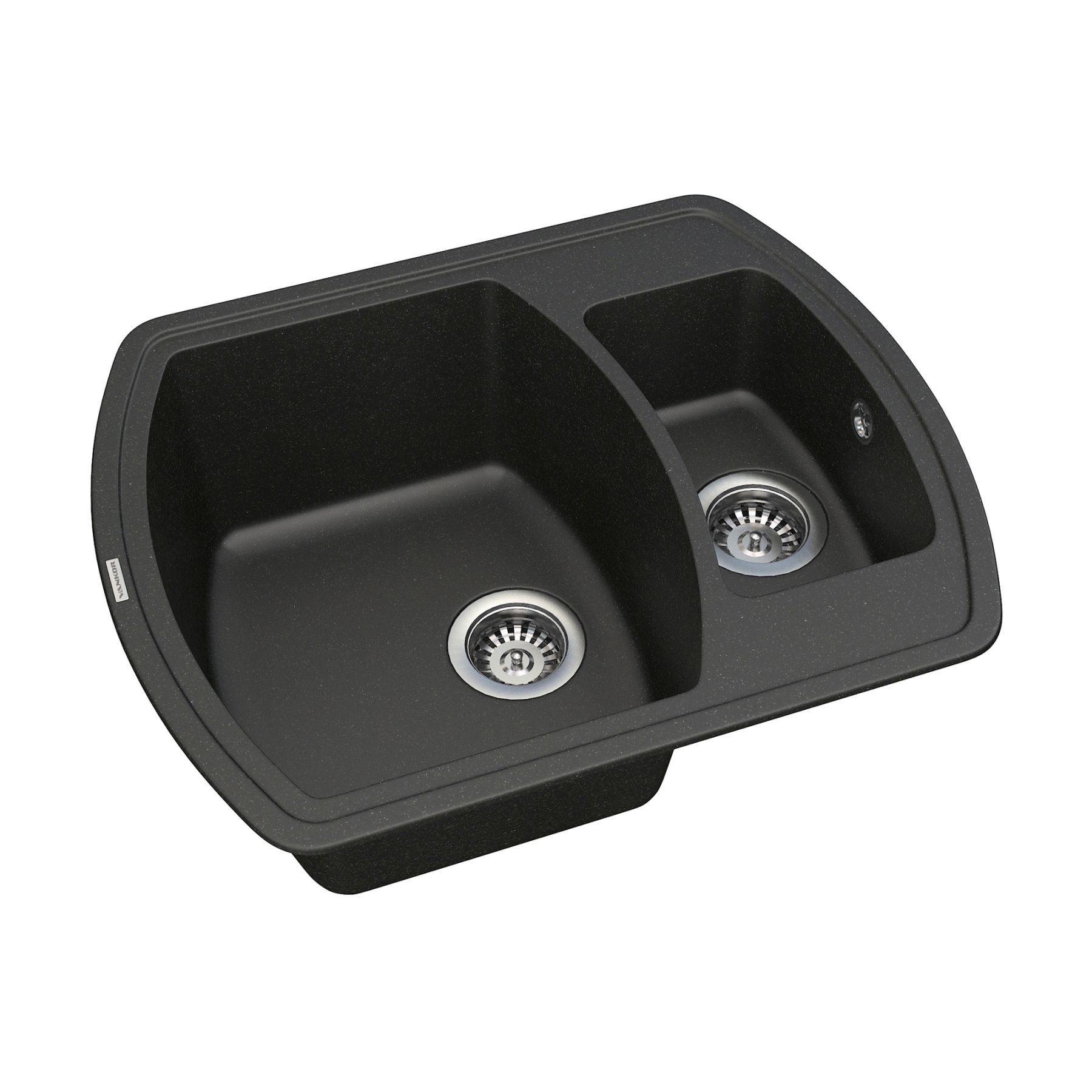 Кухонная мойка из кварца VANKOR Norton NMP 03.63 Black (ps1500011)