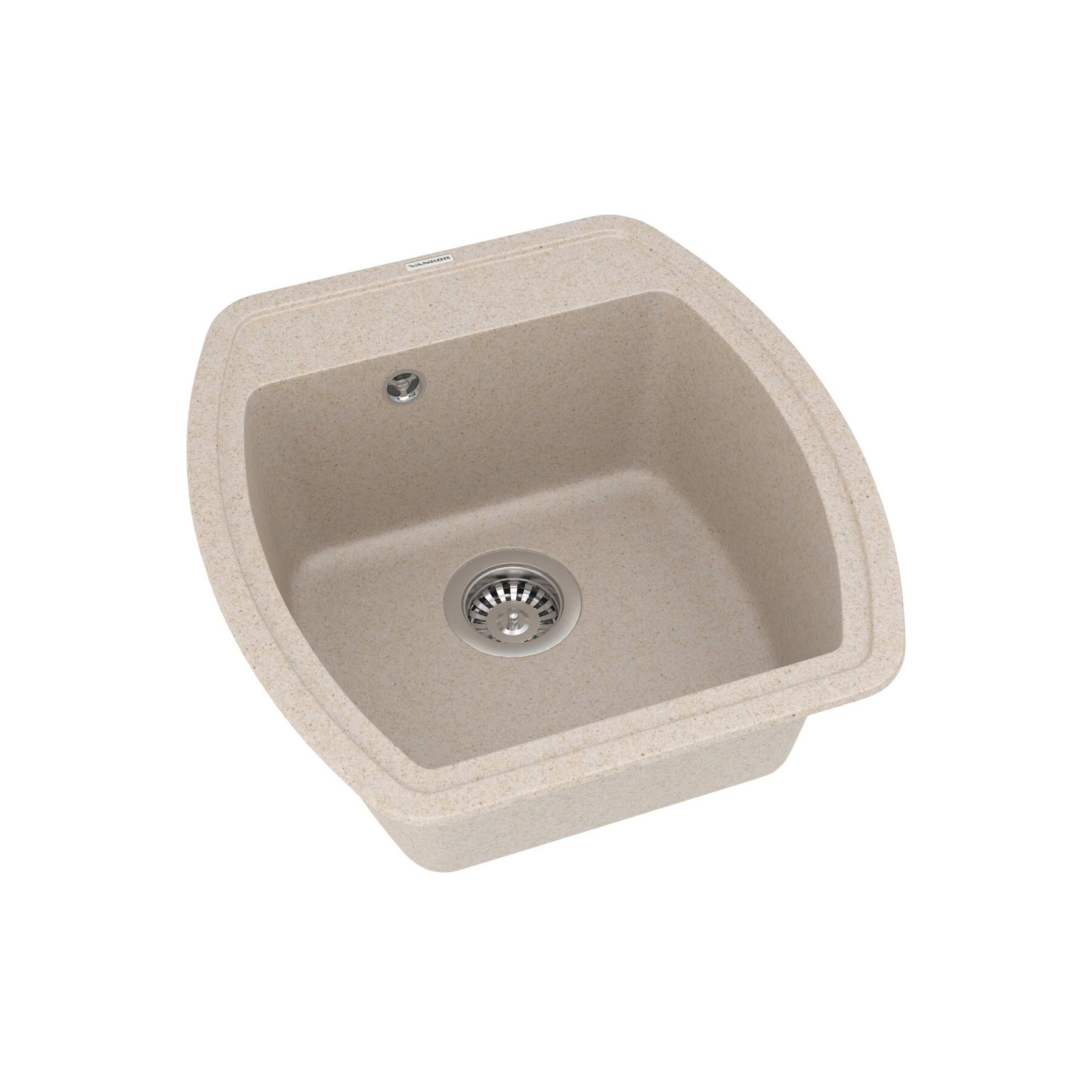 Кухонная мойка из кварца VANKOR Norton NMP 01.48 Beige (ps1500048) Кухонные мойки в POOLSONIA. Тел: +38 (093) 667 00 03. Доставка, гарантия, лучшие цены!, фото2