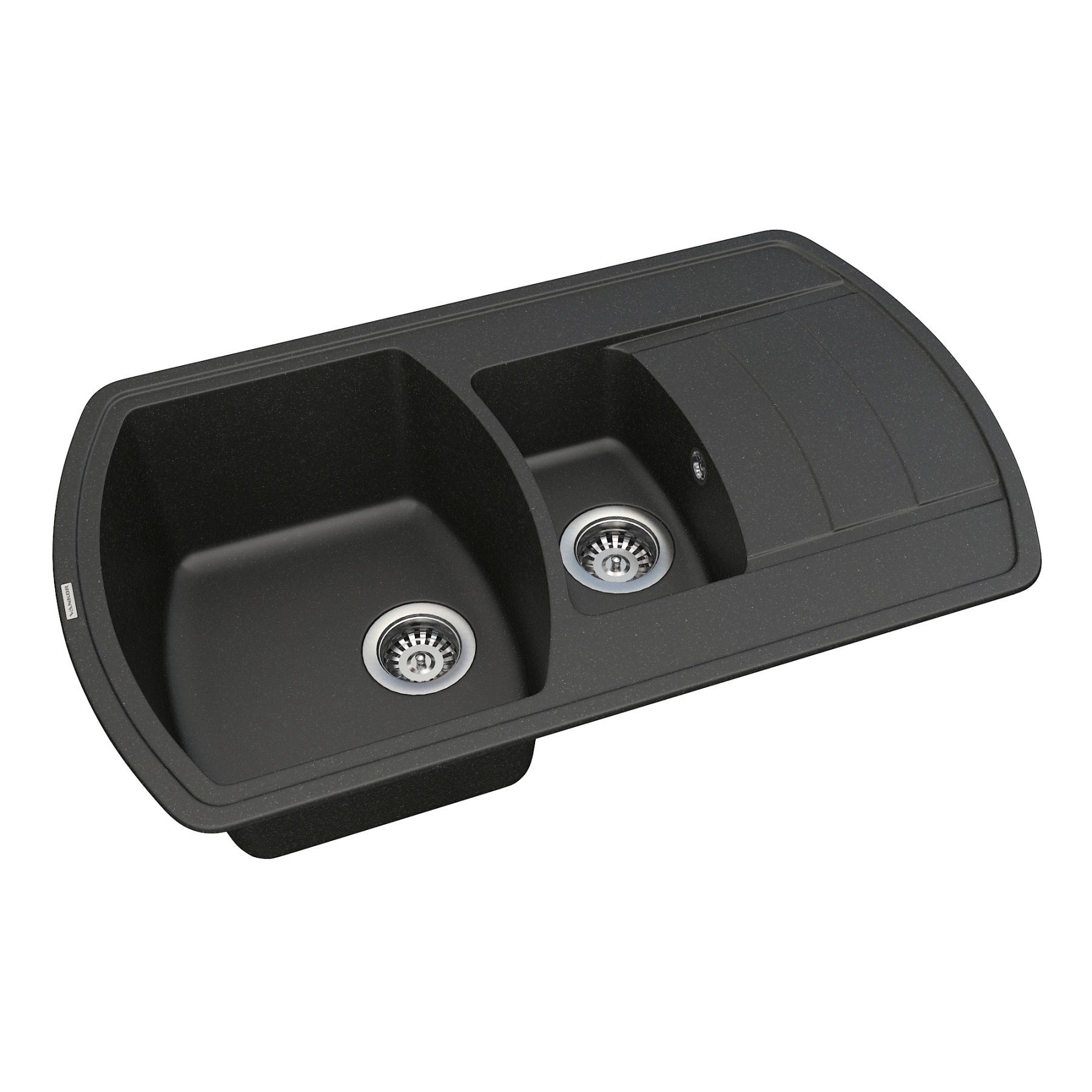 Кухонная мойка из кварца VANKOR Norton NMP 04.86 Black (ps1500023) VANKOR серия Norton в POOLSONIA. Тел: +38 (093) 667 00 03. Доставка, гарантия, лучшие цены!, фото2