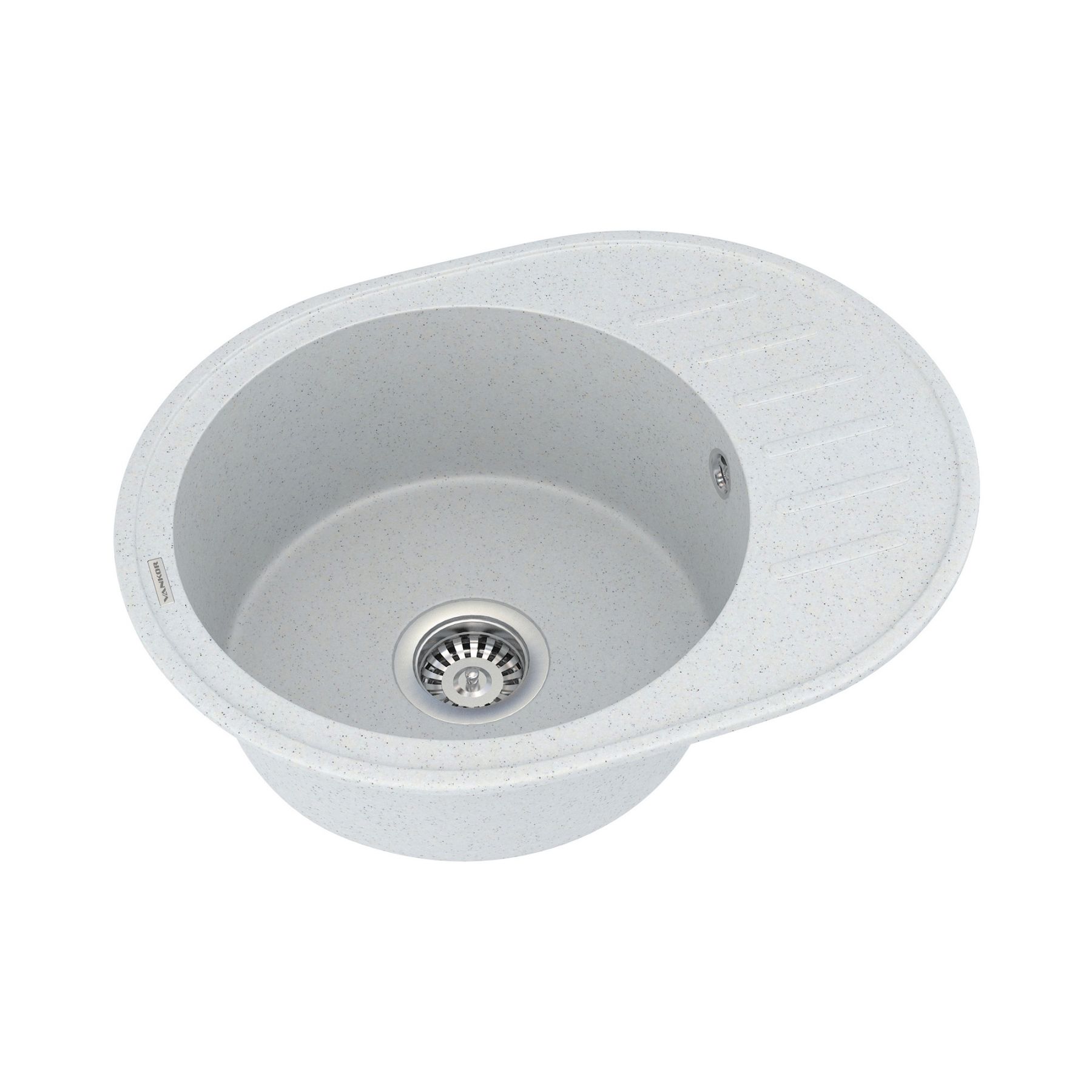Кухонная мойка из кварца VANKOR Sity SMO 02.61 Sahara (ps1500039) VANKOR серия Sity в POOLSONIA. Тел: +38 (093) 667 00 03. Доставка, гарантия, лучшие цены!, фото2