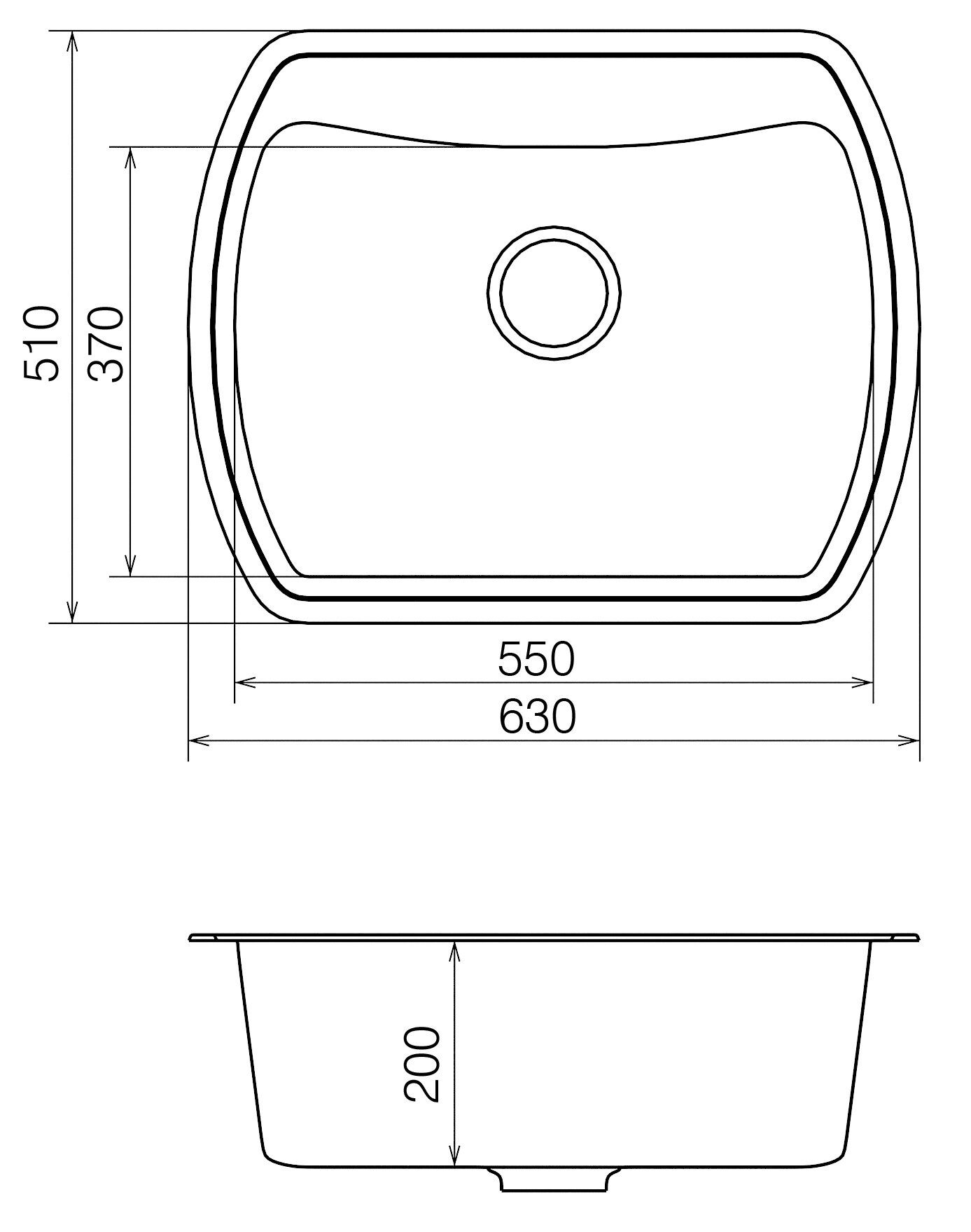Кухонная мойка из кварца VANKOR Norton NMP 01.63 Gray stone (ps1500057) VANKOR серия Norton в POOLSONIA. Тел: +38 (093) 667 00 03. Доставка, гарантия, лучшие цены!, фото4