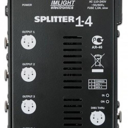 Блок для усиления и продления сигнала  DMX / RDM Booster / Splitter 1 - 4(ps0403127) Оборудование для прудов и водоёмов в POOLSONIA. Тел: +38 (093) 667 00 03. Доставка, гарантия, лучшие цены!