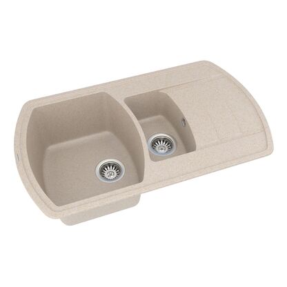 Кухонная мойка из кварца VANKOR Norton NMP 04.86 Beige (ps1500025) VANKOR серия Norton в POOLSONIA. Тел: +38 (093) 667 00 03. Доставка, гарантия, лучшие цены!