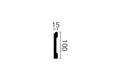 Плинтус NMC FD1  100Х15 (ps718024359) Плинтусы в POOLSONIA. Тел: +38 (093) 667 00 03. Доставка, гарантия, лучшие цены!