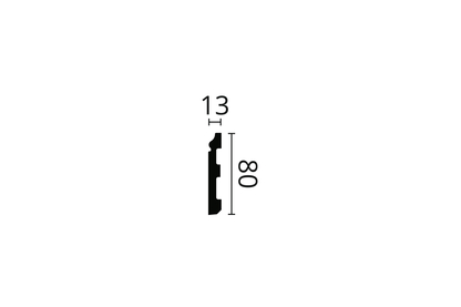 Плинтус NMC FL1  80Х12 (ps718024369) Плинтусы в POOLSONIA. Тел: +38 (093) 667 00 03. Доставка, гарантия, лучшие цены!