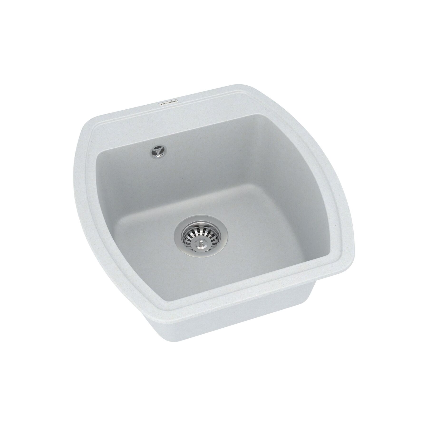 Кухонная мойка из кварца VANKOR Norton NMP 01.48 Vanilla (ps1500051) VANKOR серия Norton в POOLSONIA. Тел: +38 (093) 667 00 03. Доставка, гарантия, лучшие цены!, фото2