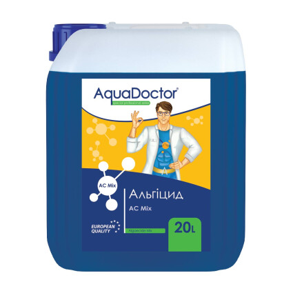 Альгицид средство против водорослей AquaDoctor AC MIX 20л (ps0102025) Реагенты для бассейнов AquaDoctor™ в POOLSONIA. Тел: +38 (093) 667 00 03. Доставка, гарантия, лучшие цены!, фото1