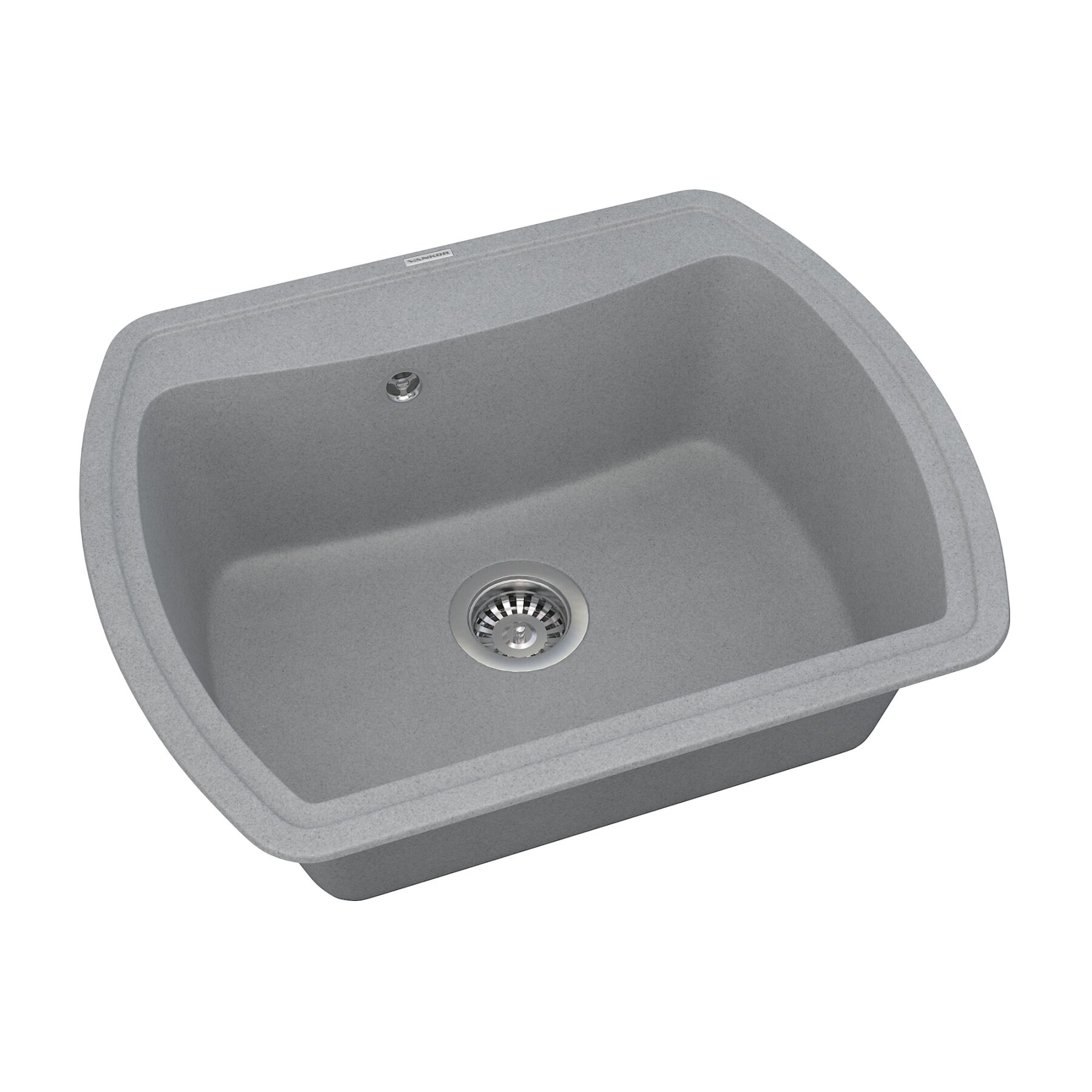 Кухонная мойка из кварца VANKOR Norton NMP 01.63 Gray stone (ps1500057) VANKOR серия Norton в POOLSONIA. Тел: +38 (093) 667 00 03. Доставка, гарантия, лучшие цены!, фото2