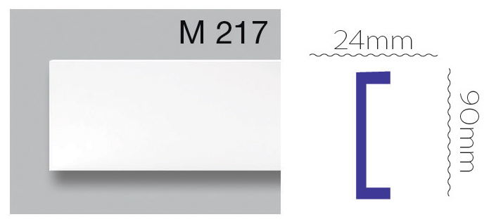 Плинтус Harmony (M 217)  90Х24 (ps718024350) Плинтусы в POOLSONIA. Тел: +38 (093) 667 00 03. Доставка, гарантия, лучшие цены!