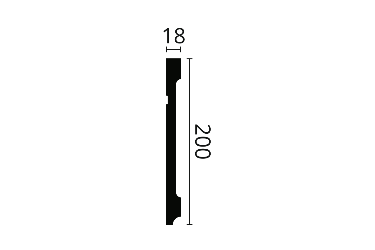 Плинтус NMC FD20  200Х18 (ps718024363) Плинтусы в POOLSONIA. Тел: +38 (093) 667 00 03. Доставка, гарантия, лучшие цены!