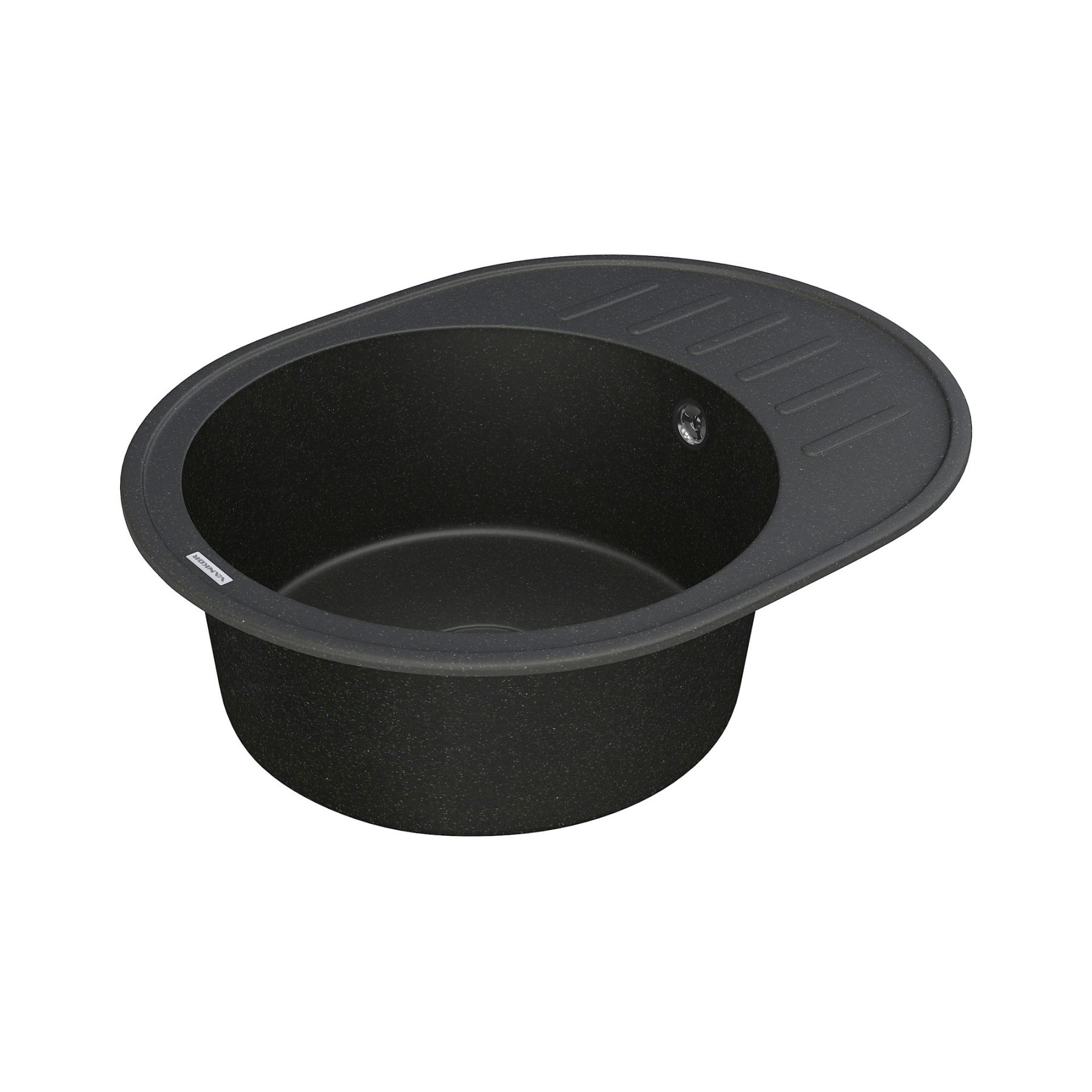 Кухонная мойка из кварца VANKOR Sity SMO 02.61 Black (ps1500040) Кухонные мойки в POOLSONIA. Тел: +38 (093) 667 00 03. Доставка, гарантия, лучшие цены!, фото3