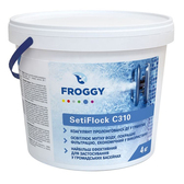 Препарат для очистки Froggy SetiFlock C310 4 кг (ps0107010) Реагенты для бассейнов Froggy™ в POOLSONIA. Тел: +38 (093) 667 00 03. Доставка, гарантія, кращі ціни!, фото1