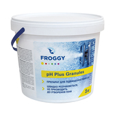 Препарат для повышения уровня pH Froggy pH- Plus Granules 5кг (ps0103004) Регулирование рН в POOLSONIA. Тел: +38 (093) 667 00 03. Доставка, гарантія, кращі ціни!, фото1