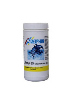 Купить Медленно растворимые таблетки хлор 85 Delphin 1кг (ps0101059v), Дезинфекция воды в Poolsonia. Доставка, гарантия. Украина, Киев, Харьков, Днепр, Одесса, Запорожье, Львов. Медленно растворимые таблетки хлор 85 Delphin 1кг (ps0101059v) Дезинфекция воды в POOLSONIA. Тел: +38 (093) 667 00 03. Доставка, гарантия, лучшие цены!