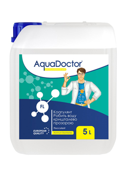 Купить Жидкое коагулирующее средство AquaDoctor FL 5л (ps0107013), Флокулянты (осветлители воды) в Poolsonia. Доставка, гарантия. Украина, Киев, Харьков, Днепр, Одесса, Запорожье, Львов. Жидкое коагулирующее средство AquaDoctor FL 5л (ps0107013) Флокулянты (осветлители воды) в POOLSONIA. Тел: +38 (093) 667 00 03. Доставка, гарантия, лучшие цены!