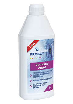 Купить Препарат для удаления тяжелых минеральных отложений Froggy Descaling Agent 1л (ps0108008), Реагенты для бассейнов Froggy™ в Poolsonia. Доставка, гарантия. Украина, Киев, Харьков, Днепр, Одесса, Запорожье, Львов. Препарат для удаления тяжелых минеральных отложений Froggy Descaling Agent 1л (ps0108008) Реагенты для бассейнов Froggy™ в POOLSONIA. Тел: +38 (093) 667 00 03. Доставка, гарантия, лучшие цены!