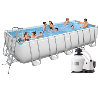 Каркасный бассейн Bestway 5612B-7 640х274х132см 10 000 л/ч, лестница, тент, подстилка (ps466063088) Каркасный бассейн в POOLSONIA. Тел: +38 (093) 667 00 03. Доставка, гарантія, кращі ціни!