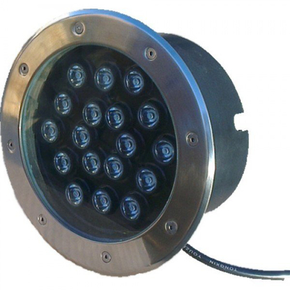 Подводный светодиодный светильник, 18LED, под пленку, с латунными вставками, 12В, RGB (ps0202103) Освещение для бассейнов в POOLSONIA. Тел: +38 (093) 667 00 03. Доставка, гарантія, кращі ціни!