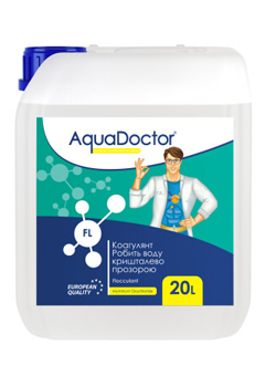 Купить Жидкое коагулирующее средство AquaDoctor FL 20л (ps0107014), Флокулянты (осветлители воды) в Poolsonia. Доставка, гарантия. Украина, Киев, Харьков, Днепр, Одесса, Запорожье, Львов. Жидкое коагулирующее средство AquaDoctor FL 20л (ps0107014) Флокулянты (осветлители воды) в POOLSONIA. Тел: +38 (093) 667 00 03. Доставка, гарантия, лучшие цены!