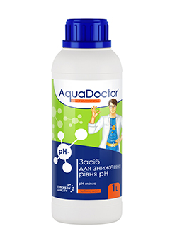 Купить Средство для понижения уровня pH AquaDoctor pH Minus (Серная 35%) 1л (ps0102028), Реагенты для бассейнов AquaDoctor™ в Poolsonia. Доставка, гарантия. Украина, Киев, Харьков, Днепр, Одесса, Запорожье, Львов. Средство для понижения уровня pH AquaDoctor pH Minus (Серная 35%) 1л (ps0102028) Реагенты для бассейнов AquaDoctor™ в POOLSONIA. Тел: +38 (093) 667 00 03. Доставка, гарантия, лучшие цены!