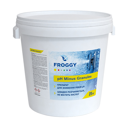 Купить Регулятор рН-Minus Экстра Froggy рН-Minus Granules 25 кг (ps0103013), Регулирование рН в Poolsonia. Доставка, гарантия. Украина, Киев, Харьков, Днепр, Одесса, Запорожье, Львов. Регулятор рН-Minus Экстра Froggy рН-Minus Granules 25 кг (ps0103013) Регулирование рН в POOLSONIA. Тел: +38 (093) 667 00 03. Доставка, гарантия, лучшие цены!