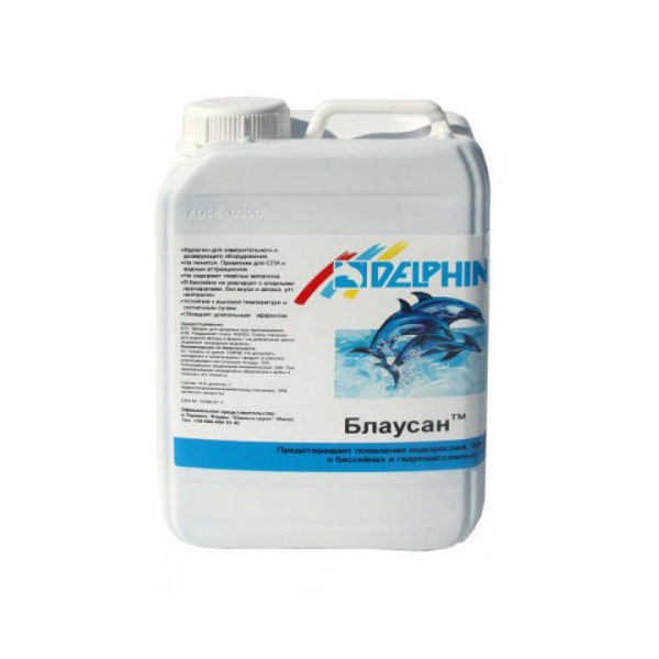 Жидкий альгицид Delphin Блаусан 10 л (ps0102014v) Альгицид в POOLSONIA. Тел: +38 (093) 667 00 03. Доставка, гарантия, лучшие цены!, фото1