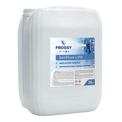 Купить Препарат для очистки мутной воды Froggy SetiFlock L310 20 л (ps0107020), Флокулянты (осветлители воды) в Poolsonia. Доставка, гарантия. Украина, Киев, Харьков, Днепр, Одесса, Запорожье, Львов. Препарат для очистки мутной воды Froggy SetiFlock L310 20 л (ps0107020) Флокулянты (осветлители воды) в POOLSONIA. Тел: +38 (093) 667 00 03. Доставка, гарантия, лучшие цены!