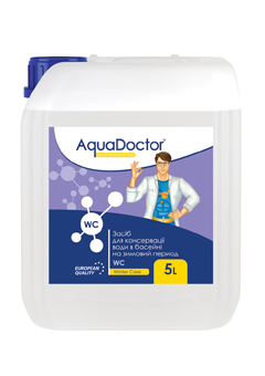 Купить Средство для консервации бассейна на зиму AquaDoctor Winter Care 5л (ps0104001), Химия для средних бассейнов от 20м³ до 200м³ в Poolsonia. Доставка, гарантия. Украина, Киев, Харьков, Днепр, Одесса, Запорожье, Львов. Средство для консервации бассейна на зиму AquaDoctor Winter Care 5л (ps0104001) Химия для средних бассейнов от 20м³ до 200м³ в POOLSONIA. Тел: +38 (093) 667 00 03. Доставка, гарантия, лучшие цены!