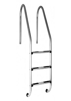 Лестница нерж., Standard, 3ступ.(ps0216007) Лестницы и поручни в POOLSONIA. Тел: +38 (093) 667 00 03. Доставка, гарантия, лучшие цены!