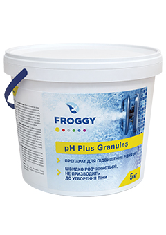 Купить Препарат для повышения уровня pH Froggy pH- Plus Granules 5кг (ps0103004), Регулирование рН в Poolsonia. Доставка, гарантия. Украина, Киев, Харьков, Днепр, Одесса, Запорожье, Львов. Препарат для повышения уровня pH Froggy pH- Plus Granules 5кг (ps0103004) Регулирование рН в POOLSONIA. Тел: +38 (093) 667 00 03. Доставка, гарантия, лучшие цены!