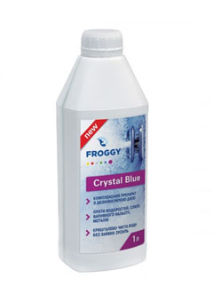 Купить Комплексный препарат Crystal Bluе Froggy 1л (ps0102006), Химия для бассейнов в Poolsonia. Доставка, гарантия. Украина, Киев, Харьков, Днепр, Одесса, Запорожье, Львов. Комплексный препарат Crystal Bluе Froggy 1л (ps0102006) Химия для бассейнов в POOLSONIA. Тел: +38 (093) 667 00 03. Доставка, гарантия, лучшие цены!