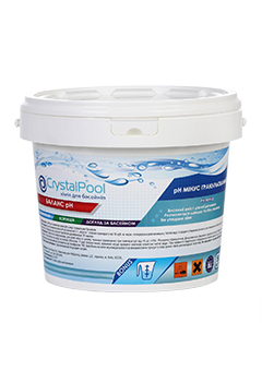 Купить Препарат в гранулах Crystal Pool pH Minus 5 кг (ps0103009v), Регулирование рН в Poolsonia. Доставка, гарантия. Украина, Киев, Харьков, Днепр, Одесса, Запорожье, Львов. Препарат в гранулах Crystal Pool pH Minus 5 кг (ps0103009v) Регулирование рН в POOLSONIA. Тел: +38 (093) 667 00 03. Доставка, гарантия, лучшие цены!