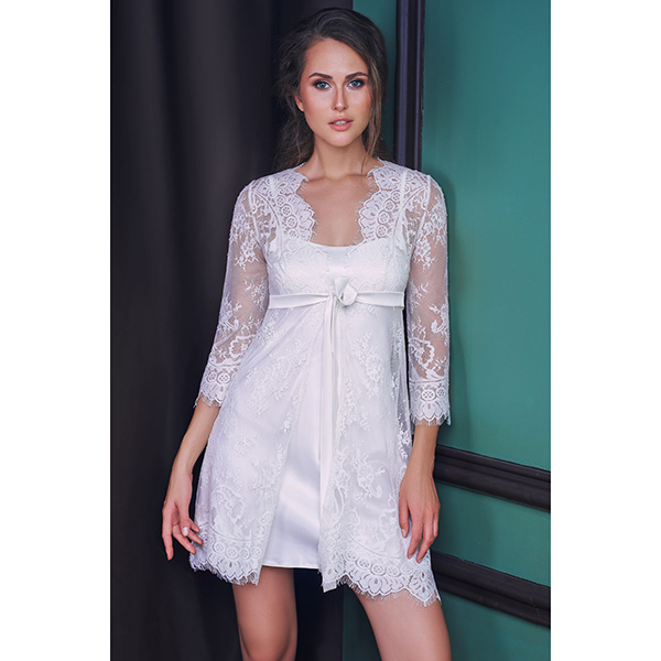 Халат Anabel Arto 8122-6722 молочный (ps1202179) Нижнее бельё в POOLSONIA. Тел: +38 (093) 667 00 03. Доставка, гарантия, лучшие цены!